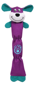 Plush Tugging Dog Chew Toy (Color: Purple)