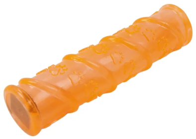 LED Lighting Squeaking Dog Chew Toy (Color: Orange)