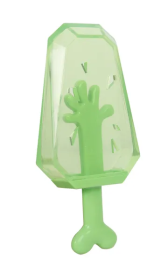 Freezable Rubberized Dog Chew Toy (Color: Green)