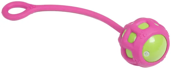 Tugging and Squeaking Dog Fetch Toys (Color: Pink)