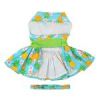 Pineapple Luau Dog Dress with Matching Leash