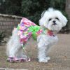 Pink Hawaiian Floral Dog Dresses with Matching Leash