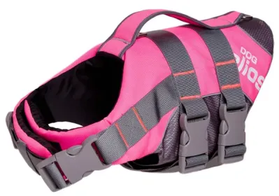 Adjustable Buoyant Dog Life Jacket (Color: Pink, Size: Small)