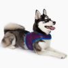 Mesh Chest Strap Dog Harnesses with Leash - Blue & Red