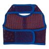 Mesh Chest Strap Dog Harnesses with Leash - Blue & Red