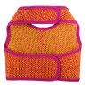Mesh Chest Strap Dog Harnesses with Leash - Pink & Yellow