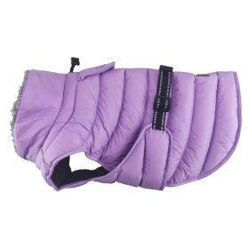 Extreme Weather Puffer Dog Coat - Soft Plum (Size: Small)