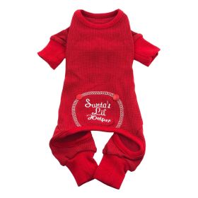 Christmas Dog Pajamas (Color: Santa's Lil' Helper, Size: Small)