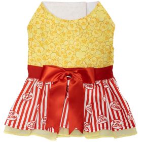 Popcorn Dog Dress with Matching Leash (Size: Small)