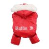 Ruffin It Dog Snowsuit Harness - Red