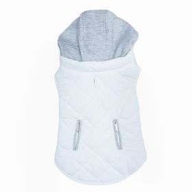 Weekender Sweatshirt Dog Hoodies - White (Size: Small)