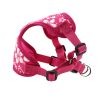 Choke Free Back-Clip Dog Harnesses - Pink Hibiscus