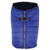 Zip-up Dog Puffer Vest For Dogs - Navy Blue