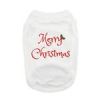 Merry Christmas Dog Shirt - White