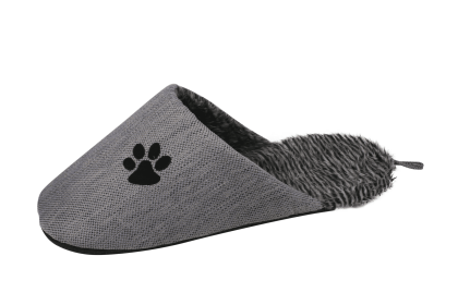 Fashionable Slip-On Slipper Dog Bed (Color: Grey)