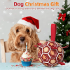 Dog Fetch Toys -  7" Soccer Ball with Straps