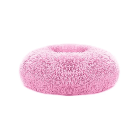 Small/Medium Cozy Dog Donut Beds (Color: Pink)