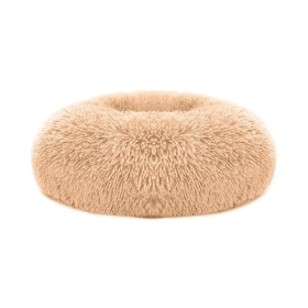 Small/Medium Cozy Dog Donut Beds (Color: Apricot)