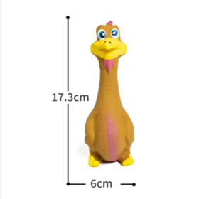 Duck Shape Chew Toy (Color: Brown)
