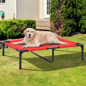 Dog Cots Elevated Frame - Blue (Color: Red)