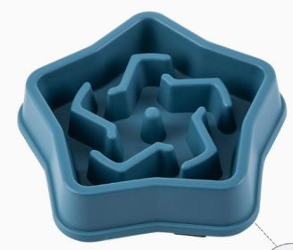Slow Feeder Dog Bowls (Option: Conventional-03 Style Blue)