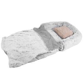 Human Dog Beds (Color: Grey)