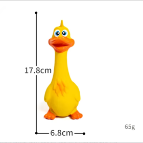Duck Shape Chew Toy (Color: Yellow)