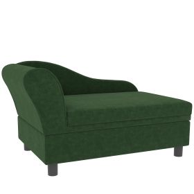 Sofa Dog Beds with Storage - Green (Color: Green)
