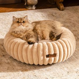 Dog Donut Beds - Washable Round Pet Bed (Option: WP167)