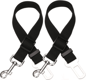 2pcs Seat Belt Restraints For Dogs (Specification (L * W): 2pcs, colour: Blue)