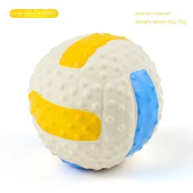 Interactive Dog Toys Football (colour: Large Latex Volleyball)