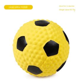 Interactive Dog Toys Football (colour: Large yellow football)