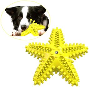 Starfish-Shaped Dental Toys (Color: Yellow)
