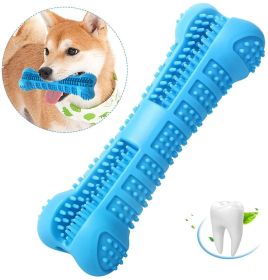 Dog Toothbrush Dental Toys (Color: Blue)