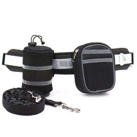 Hands-Free Leashes Highly Reflective (Color: Black)