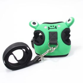 Chest Strap Dog Harnesses - Breathable Mesh (Specification (L * W): S, colour: Calf+traction rope)