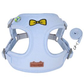 Chest Strap Dog Harnesses - Reflective (Specification (L * W): XL, colour: Blue)
