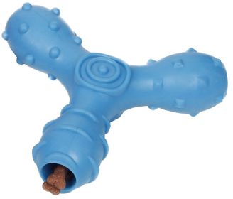 Tri-Chew Dog Treat Dispensers (Color: Blue)