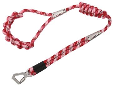 Braided Dog Leashes One-Piece Training Dog Leash (Color: Red)