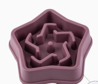 Slow Feeder Dog Bowls (Option: Conventional-03 Style Purple)