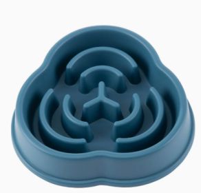 Slow Feeder Dog Bowls (Option: Conventional-01 Style Blue)