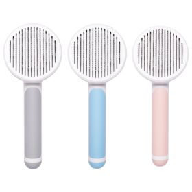 Dog Combs Round Handle Hair Removal Comb (Option: 3color set)