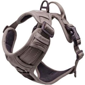 Pull Control Double-Clip Dog Harnesses (Color: Dried Sage, Size: Small)