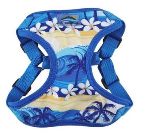 Choke Free Dog Back-Clip Dog Harness (Color: Catching Waves, Size: X-Small)